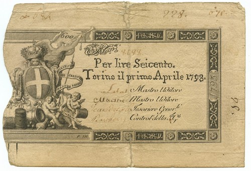 600 lire regie finanze torino - lire,