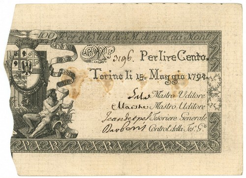 100 lire regie finanze - lire,